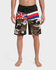 Hi Panel 20" Boardshorts - Grape Leaf