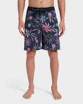 Highline Straight Leg 19" Boardshorts - Total Eclipse
