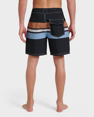 Original Straight Leg 18" Boardshorts - Black