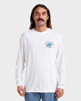 Waterman Coolbreeze Long Sleeve Surf Tee - White