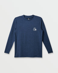 DNA Logo Surf Long Sleeve Surf Tee - Navy Heather