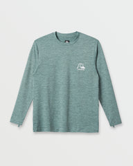 DNA Logo Surf Long Sleeve Surf Tee - Jade Heather