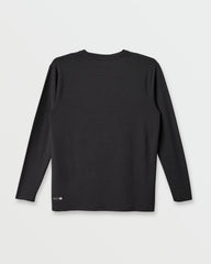 DNA Logo Surf Long Sleeve Surf Tee - Phantom Heather