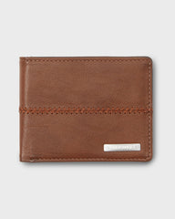 Stitchy 3 Wallet - Chocolate Brown