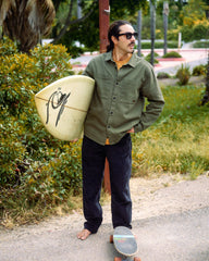 Heron Long Sleeve Shirt - Grape Leaf