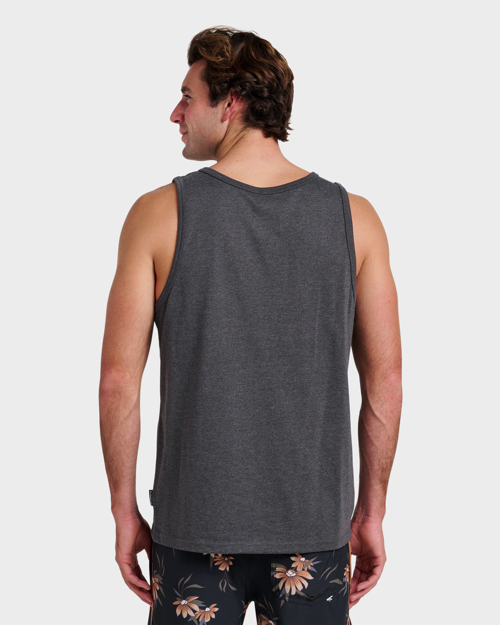 Og Stripe Tank - Charcoal Heather