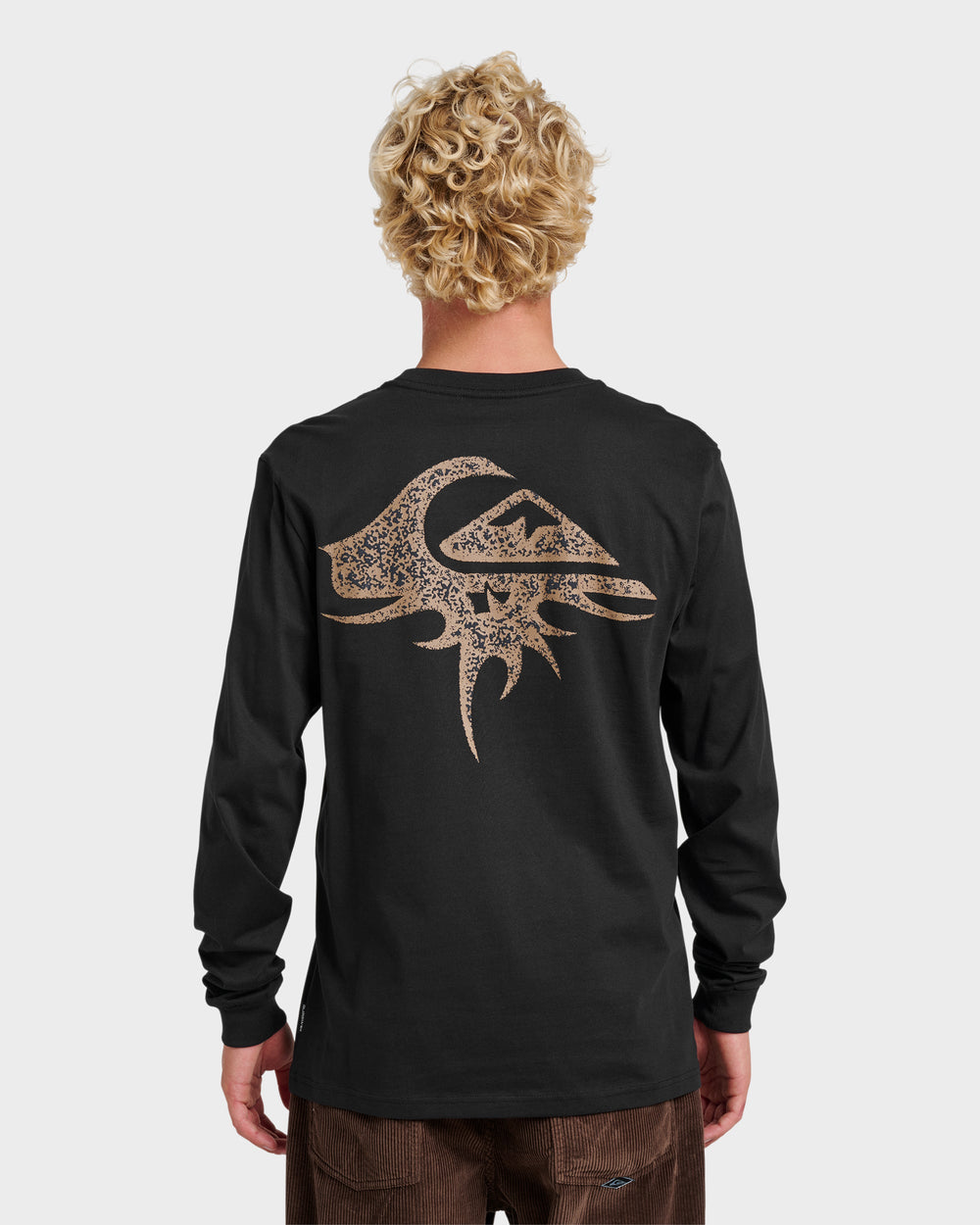 Three Piece Long Sleeve T-shirt - Black