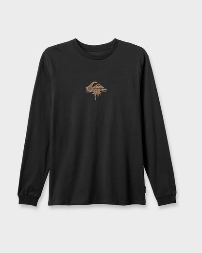 Three Piece Long Sleeve T-shirt - Black