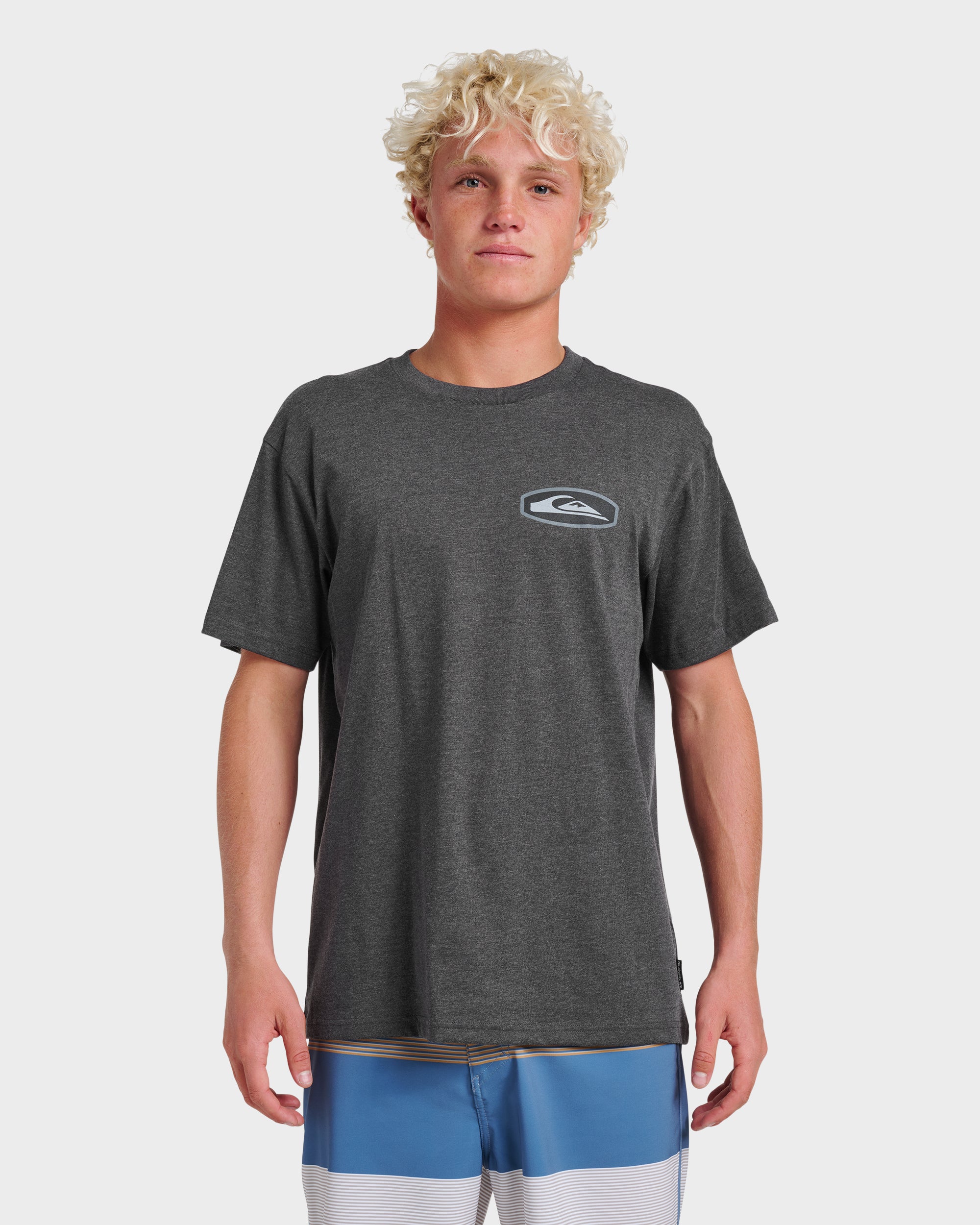 Stadium Emblem Classic T-shirt - Charcoal Heather