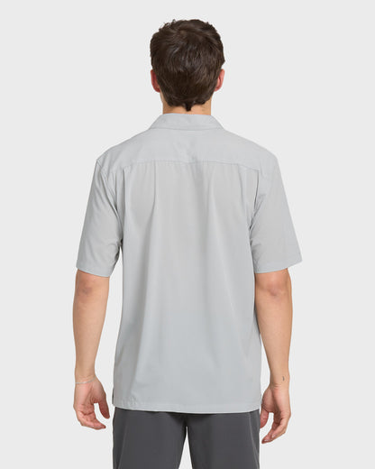 Chaser Short Sleeve Woven Shirt - High Rise