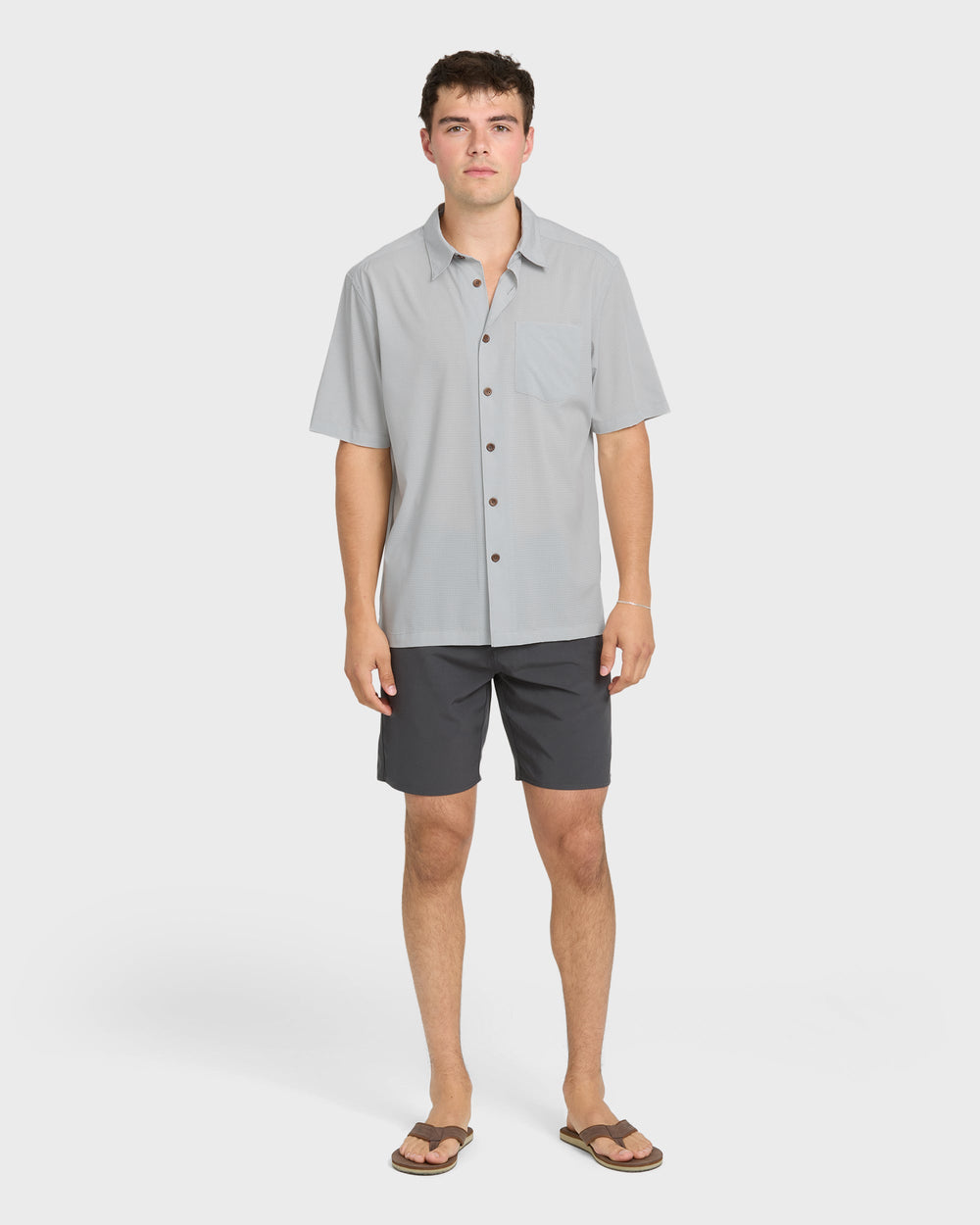 Chaser Short Sleeve Woven Shirt - High Rise