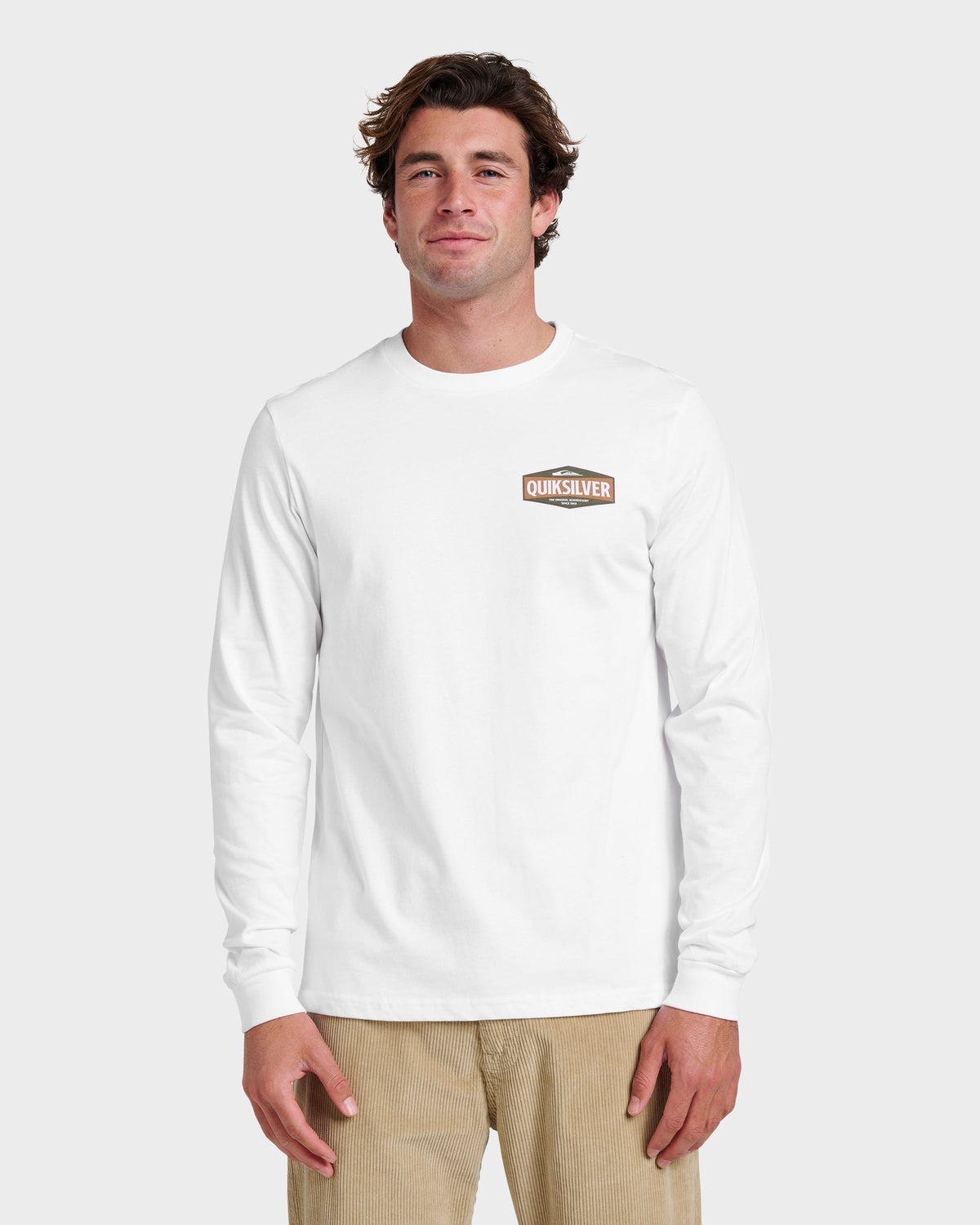 Three Piece Long Sleeve T-shirt - White