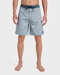 Surfsilk Etched 19" Boardshorts - Ashley Blue