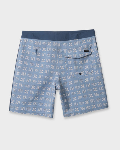 Surfsilk Etched 19" Boardshorts - Ashley Blue