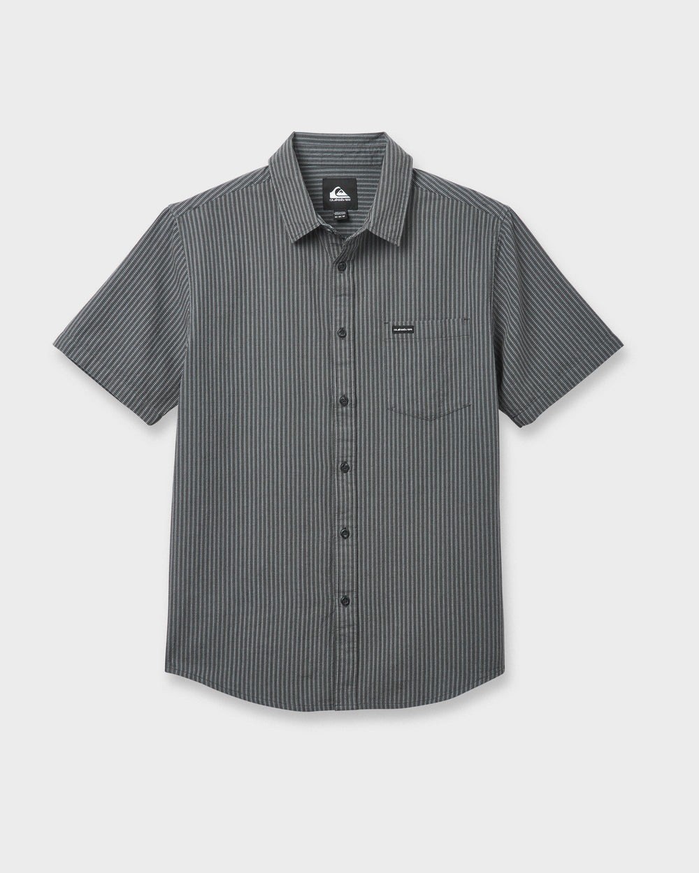 Oxford Stripe Classic Short Sleeve Shirt - Phantom