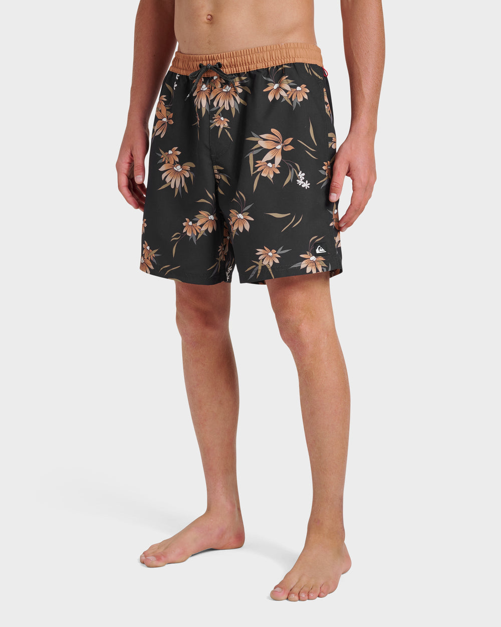 Everyday Coastal Flora 17" Swim Trunks - Black