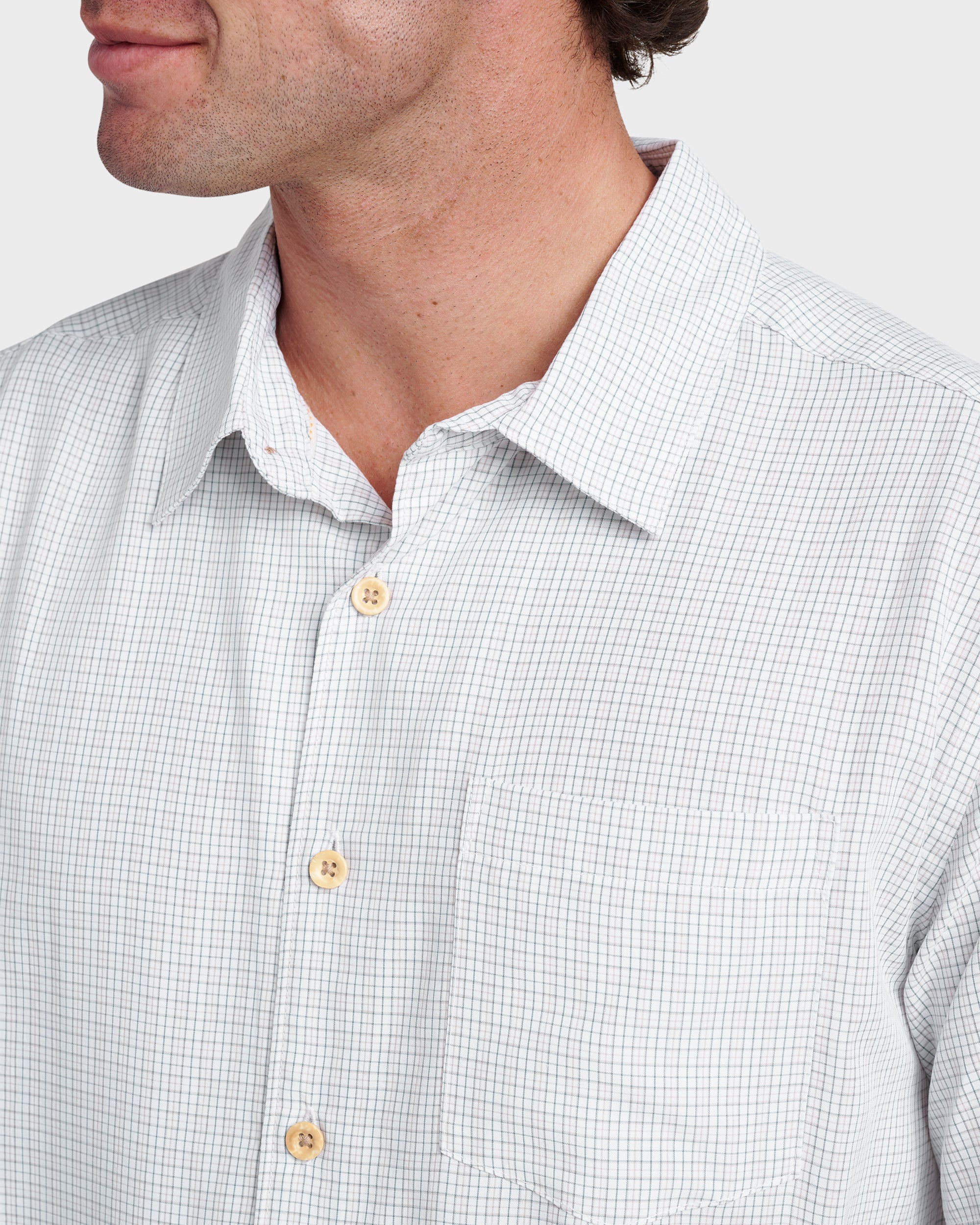 Waterman Checkmate Shirt - White