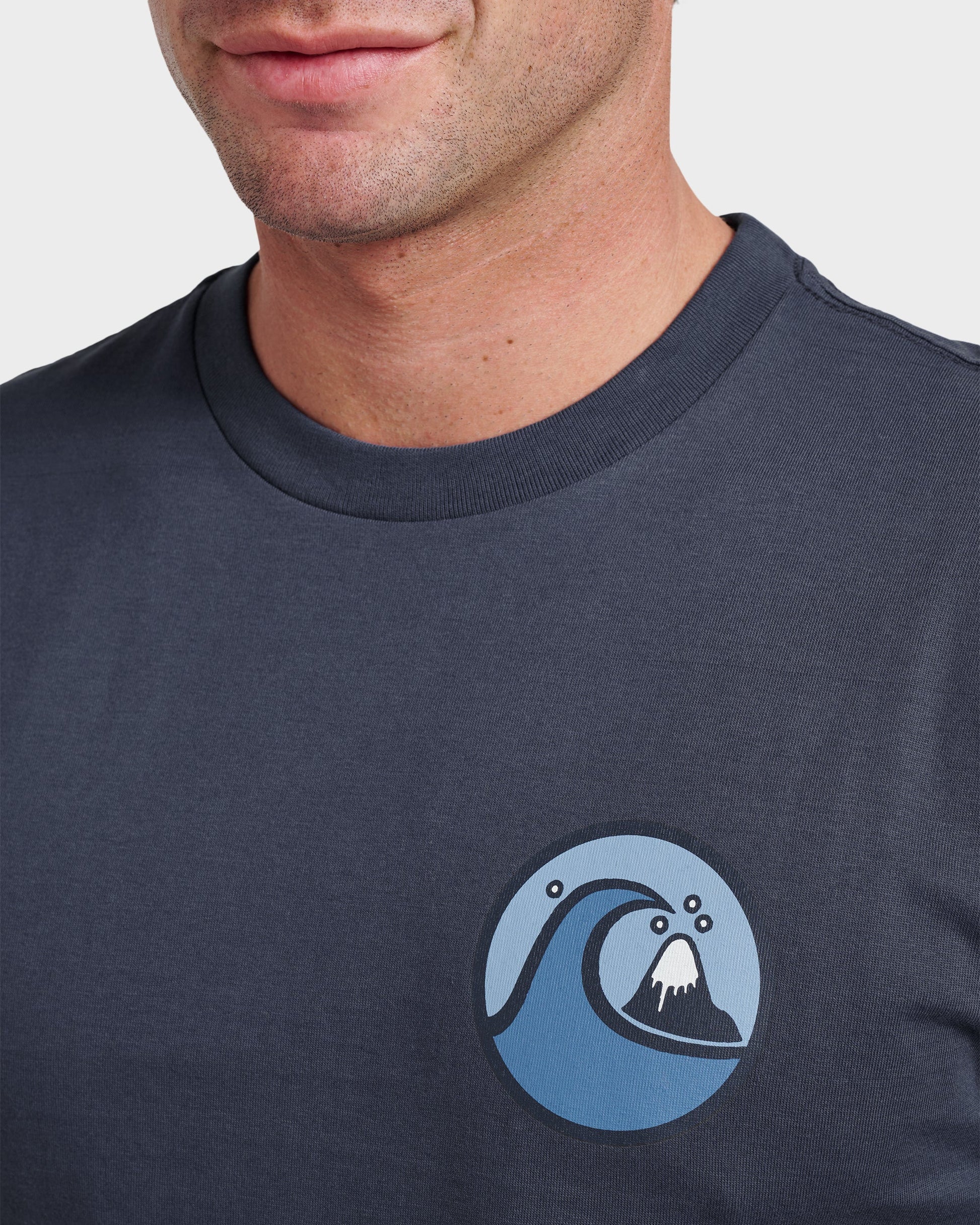 Jungle Wave Classic T-shirt - Navy