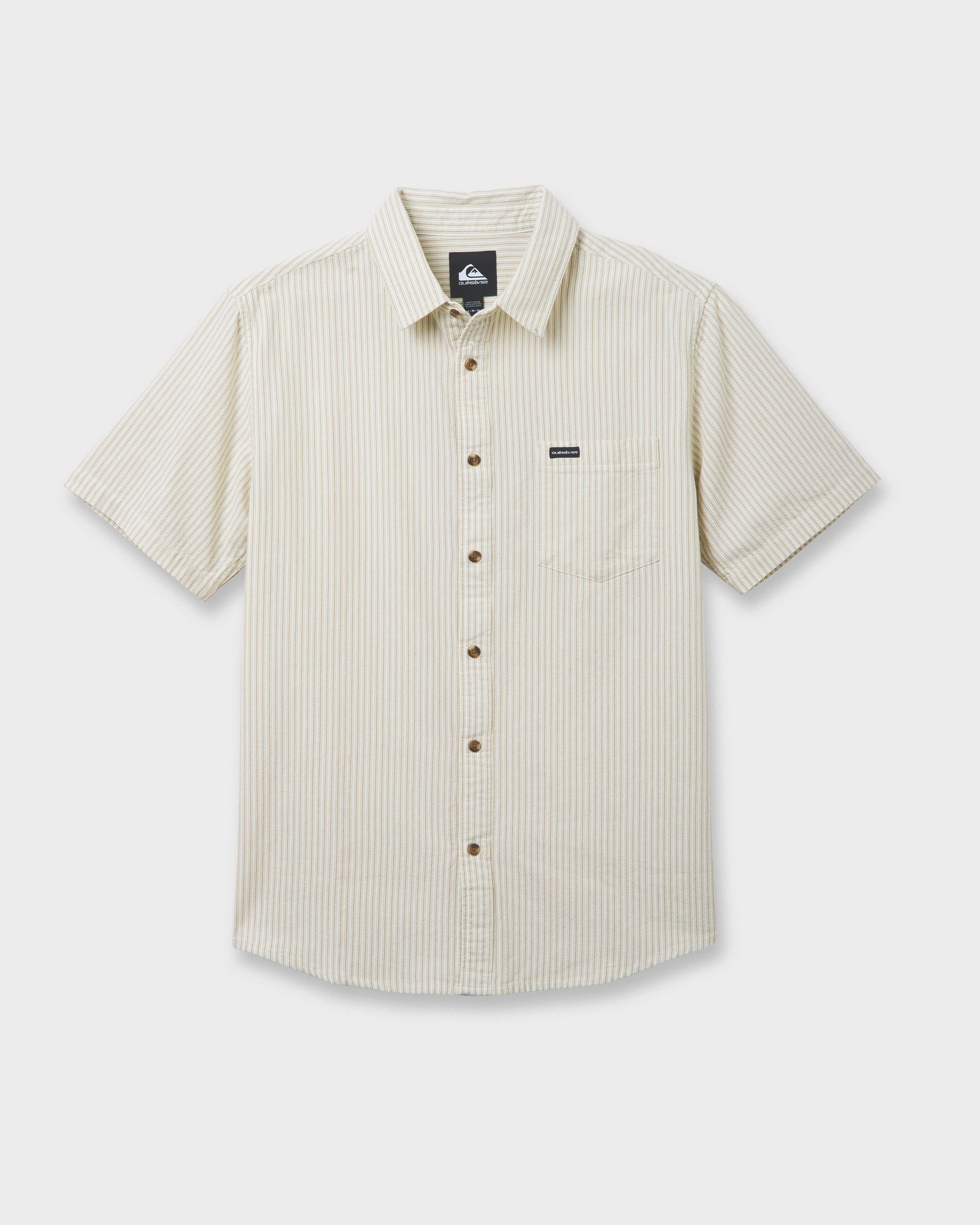 Oxford Stripe Classic Short Sleeve Shirt - Moonstruck