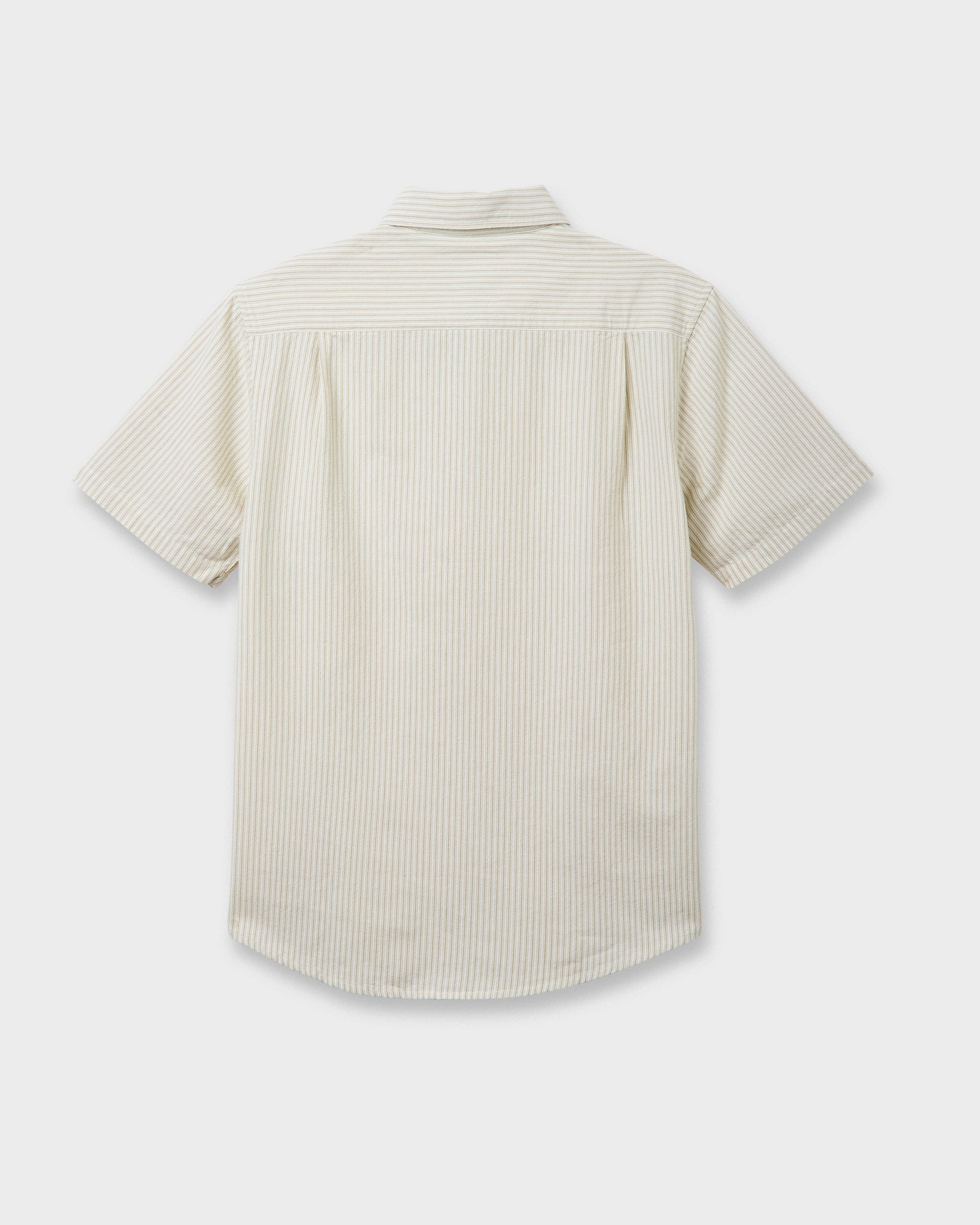 Oxford Stripe Classic Short Sleeve Shirt - Moonstruck