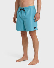 Everyday Solid 17" Swim Trunks - Dusty Turquoise