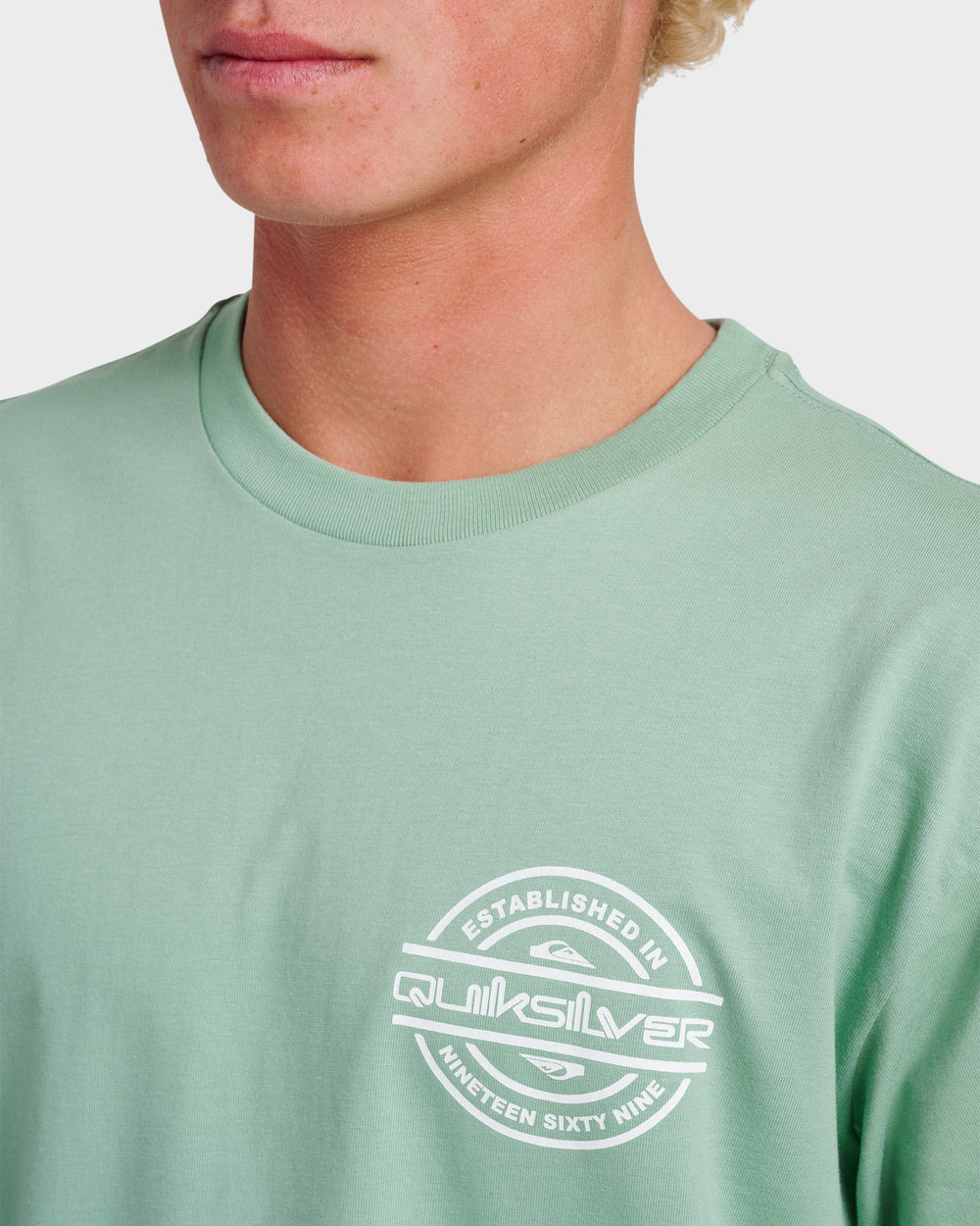 Mirrored Classic T-shirt - Granite Green