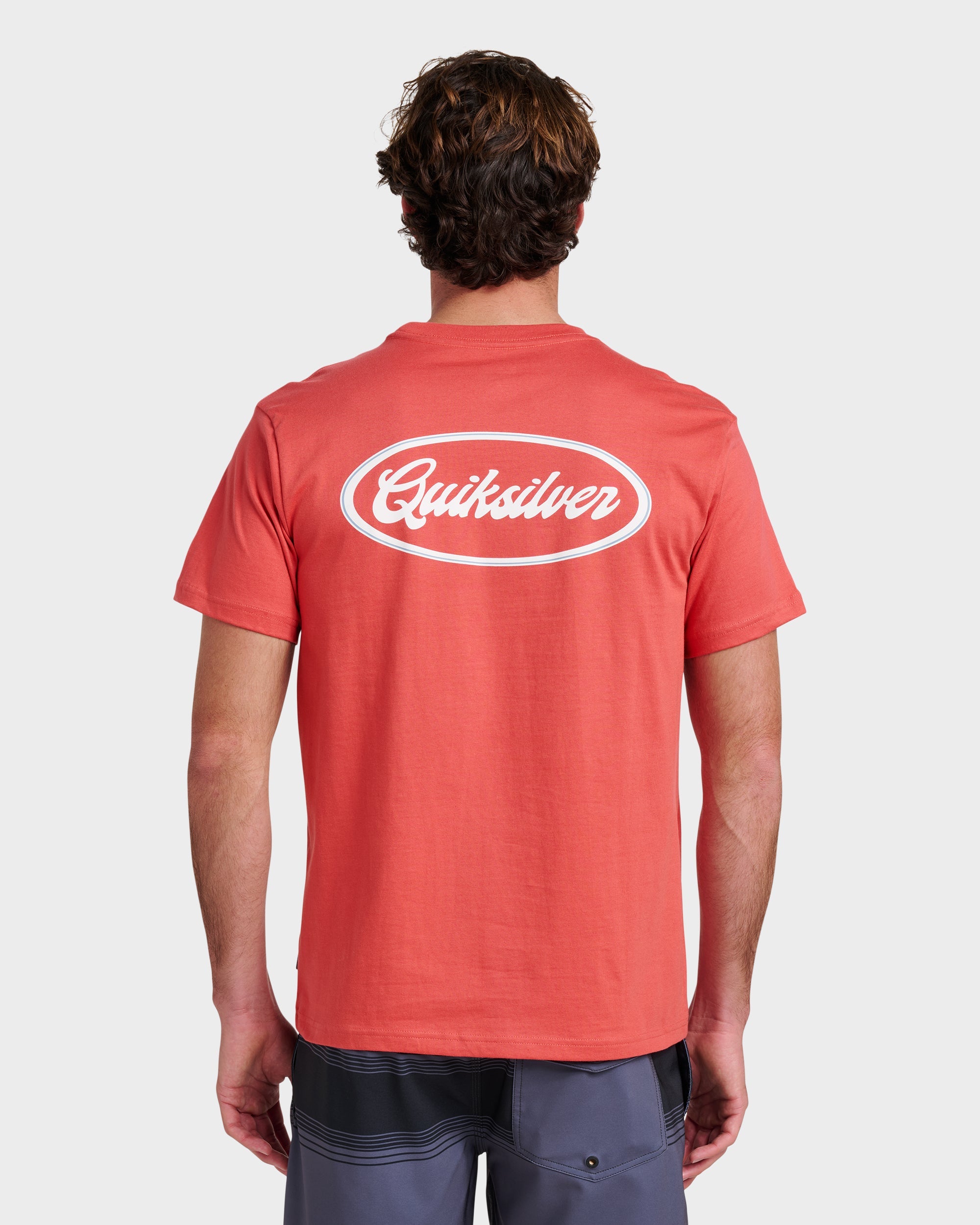 Mechanics Script Classic T-shirt - Mineral Red
