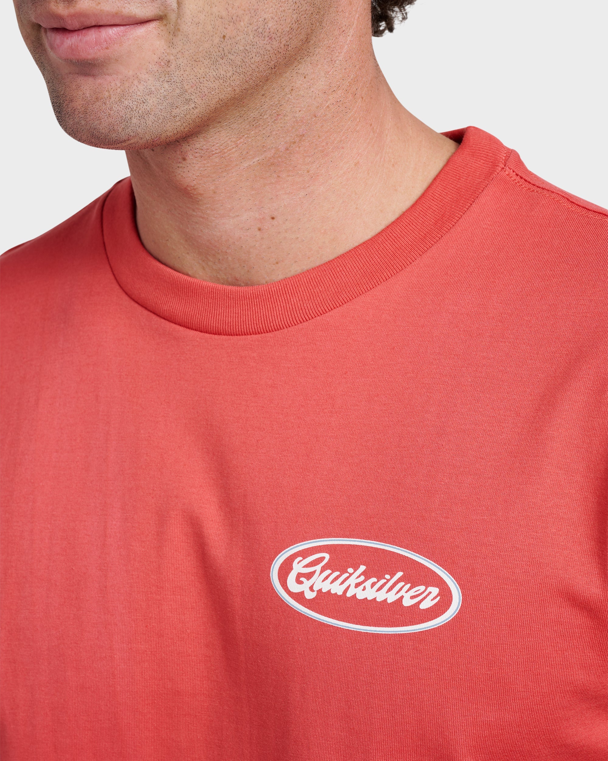 Mechanics Script Classic T-shirt - Mineral Red