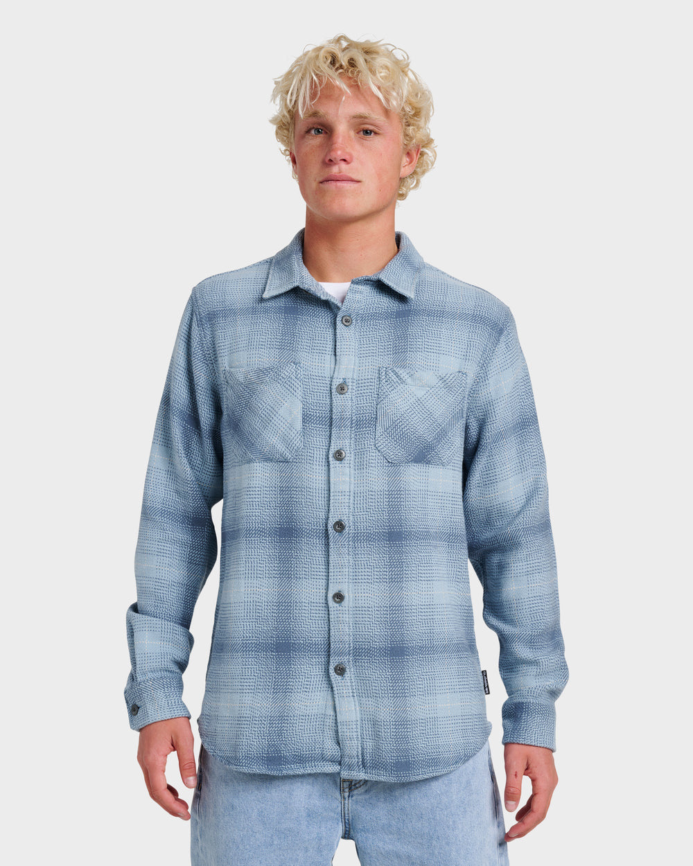 Dna Flannel Shirt - China Blue