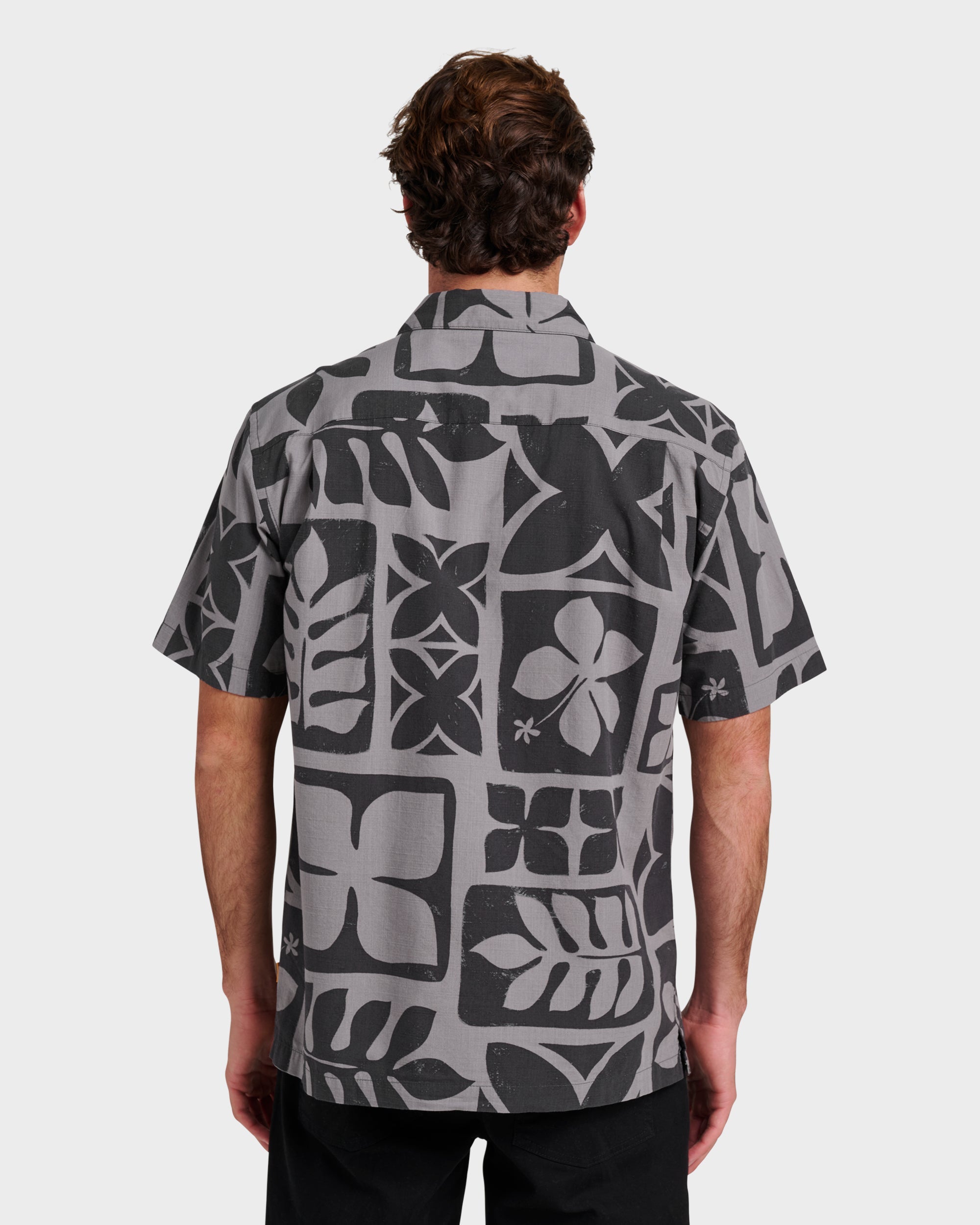 Waterman Tiki Island Shirt - Phantom
