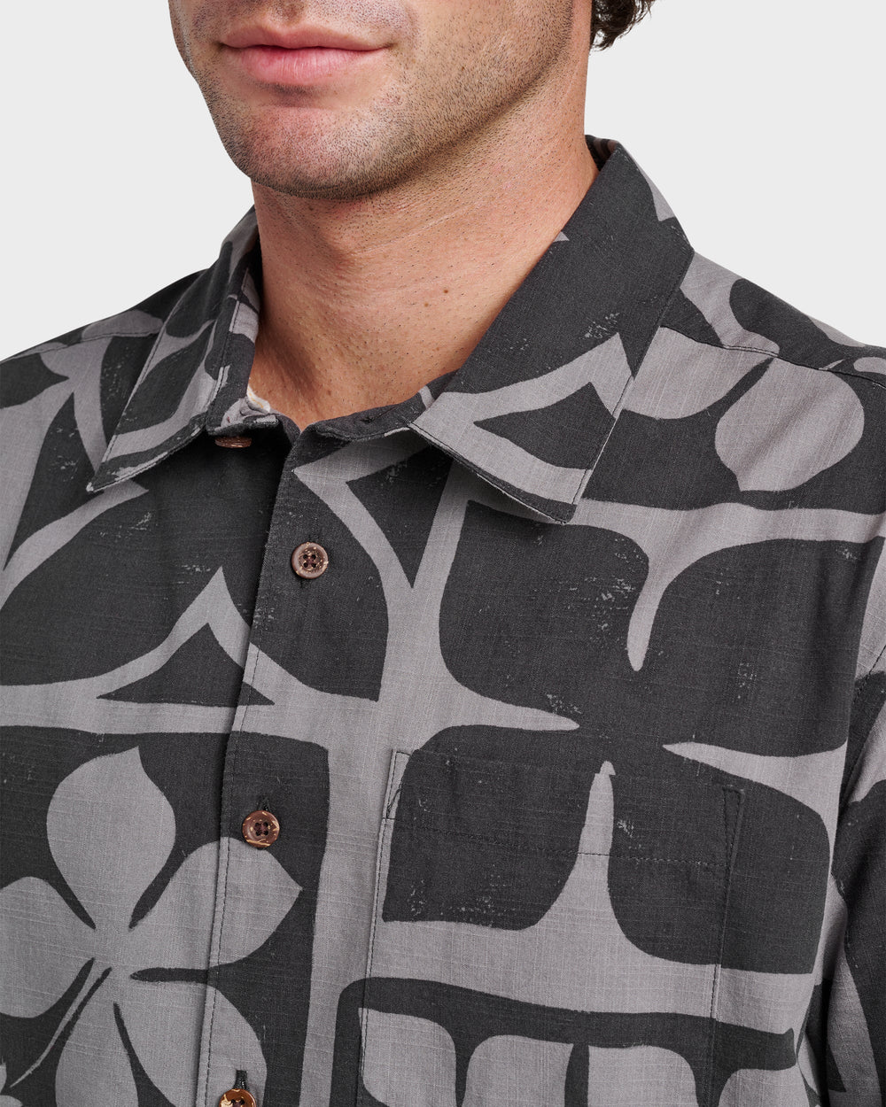 Waterman Tiki Island Shirt - Phantom