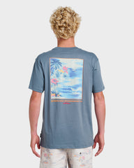 Tropical Surf Classic T-shirt - China Blue