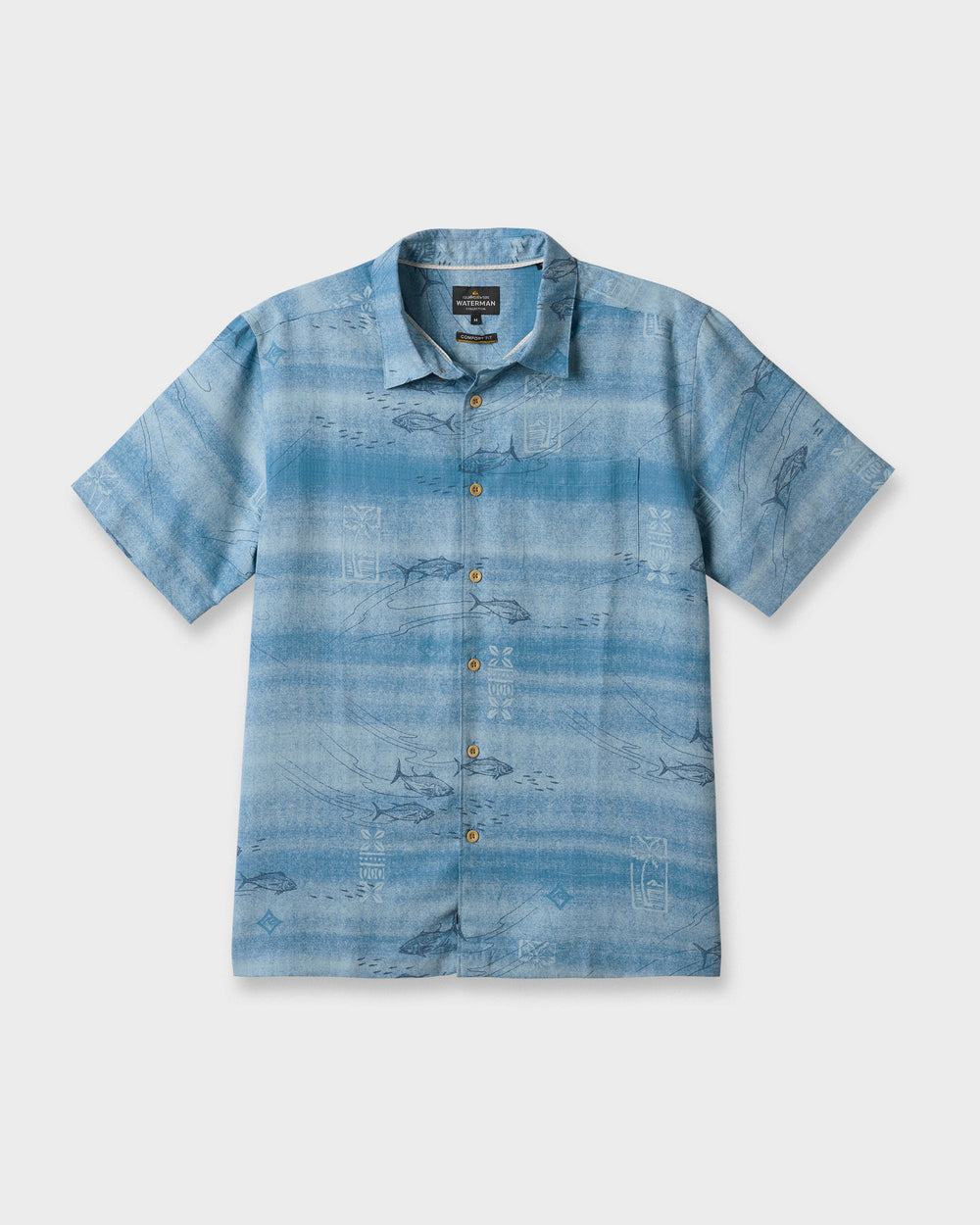 Waterman Go Fish Shirt - Sterling Blue