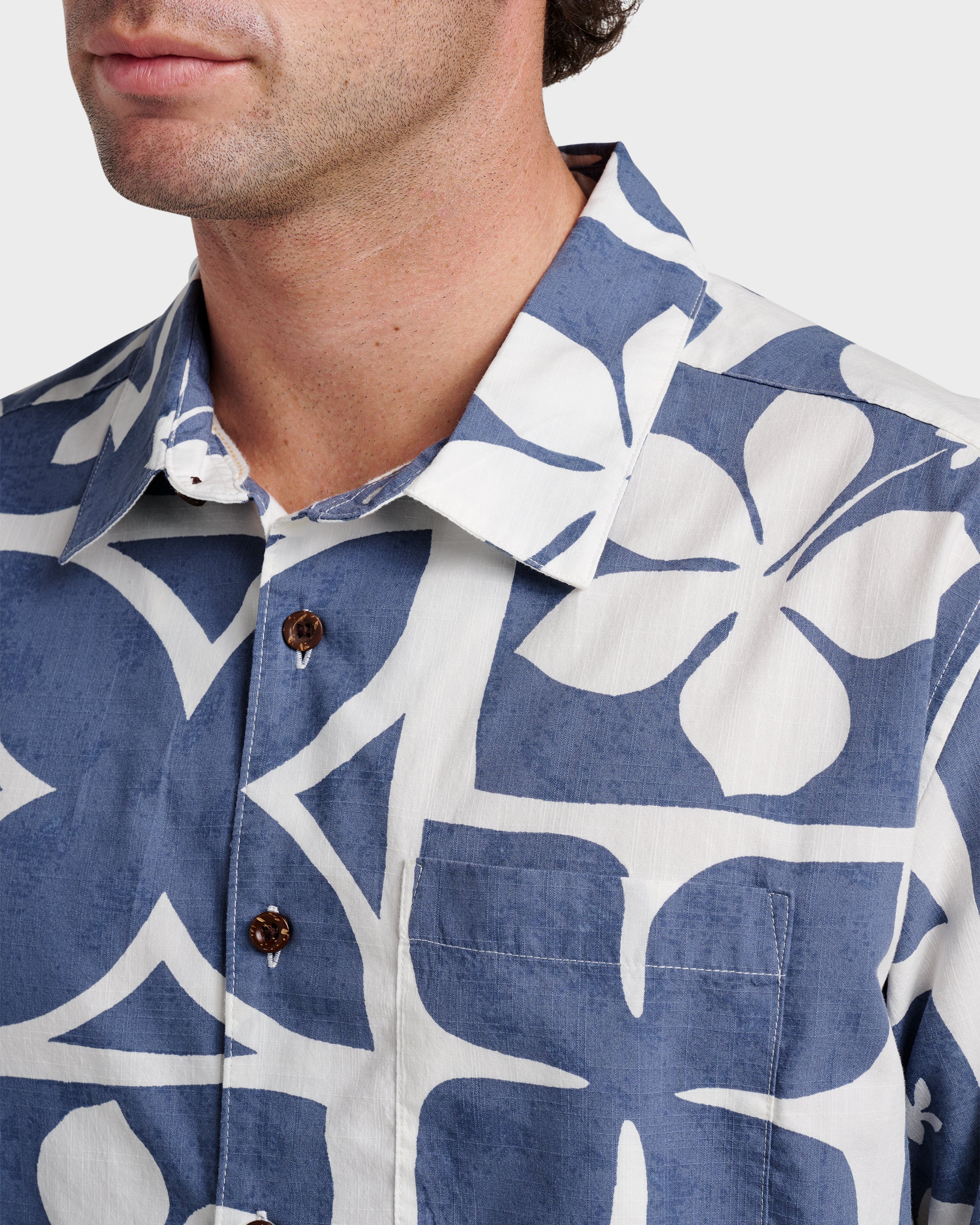 Waterman Tiki Island Shirt - Flint Stone