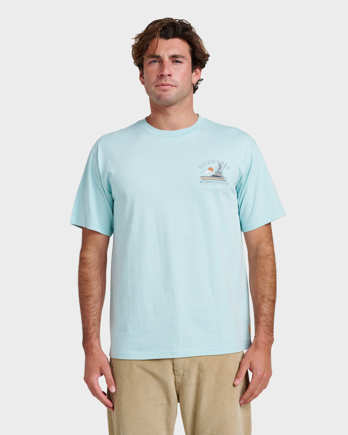 Waterman The Rig Classic T-shirt - Sterling Blue
