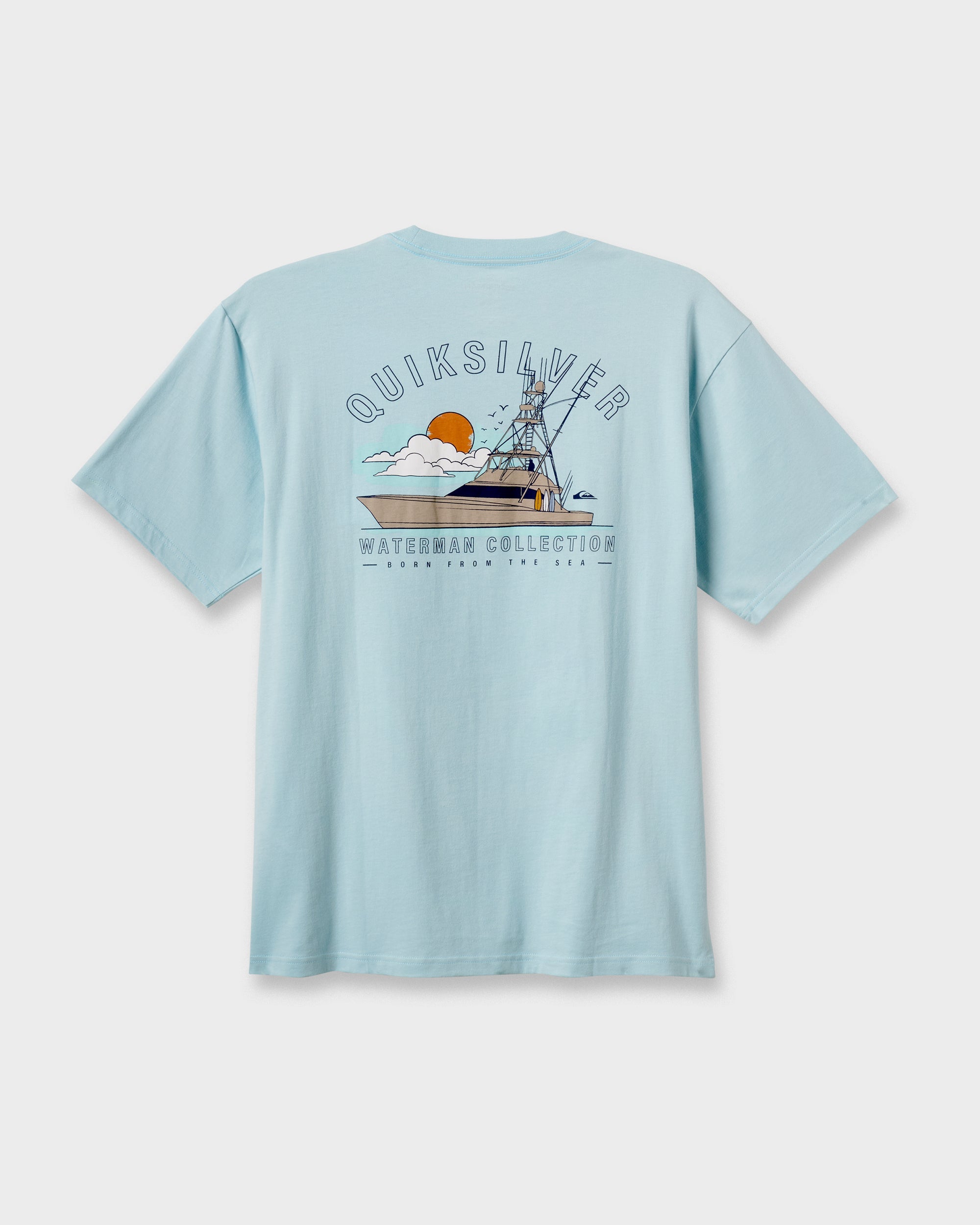 Waterman The Rig Classic T-shirt - Sterling Blue