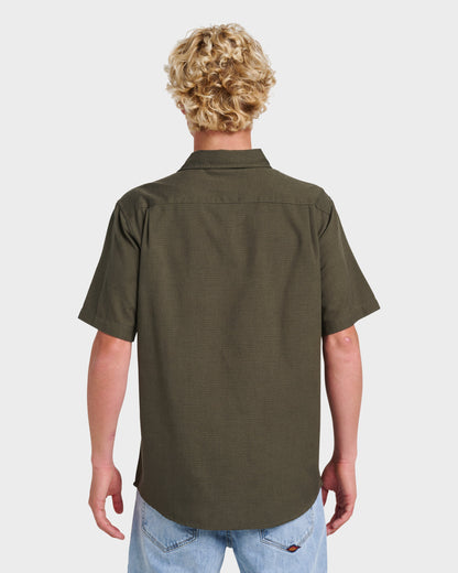 Shoreline Classic Short Sleeve Shirt - Grape Leaf