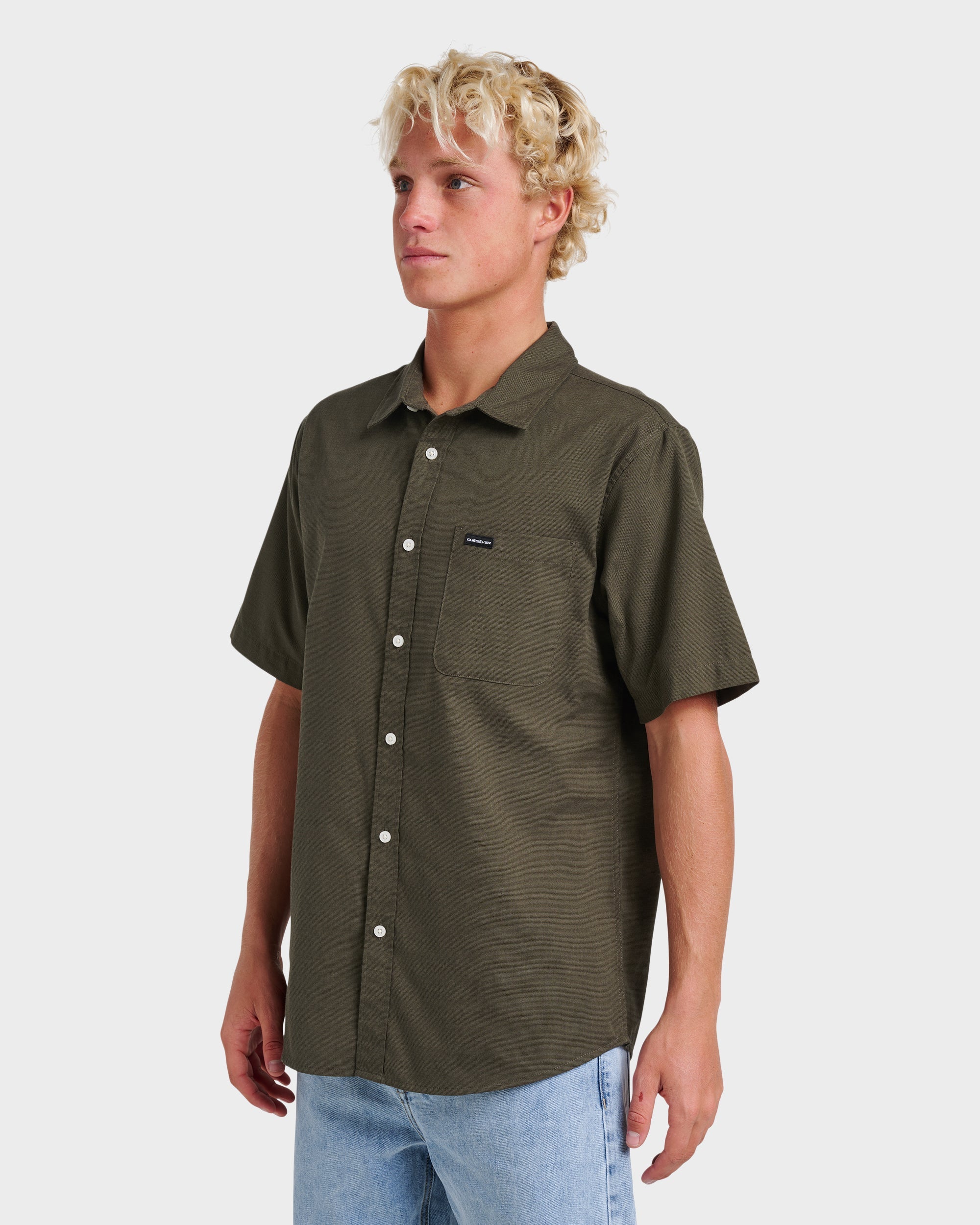 Shoreline Classic Short Sleeve Shirt - Grape Leaf