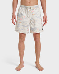 Everyday Tropical Surf 17" Swim Trunks - Moonstruck