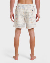 Everyday Tropical Surf 17" Swim Trunks - Moonstruck