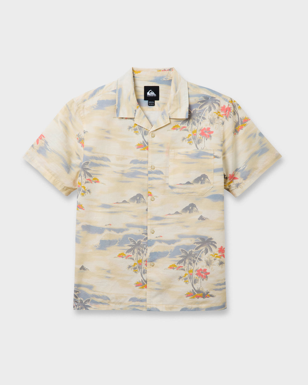 Tropical Surf Casual Short Sleeve Shirt - Birch