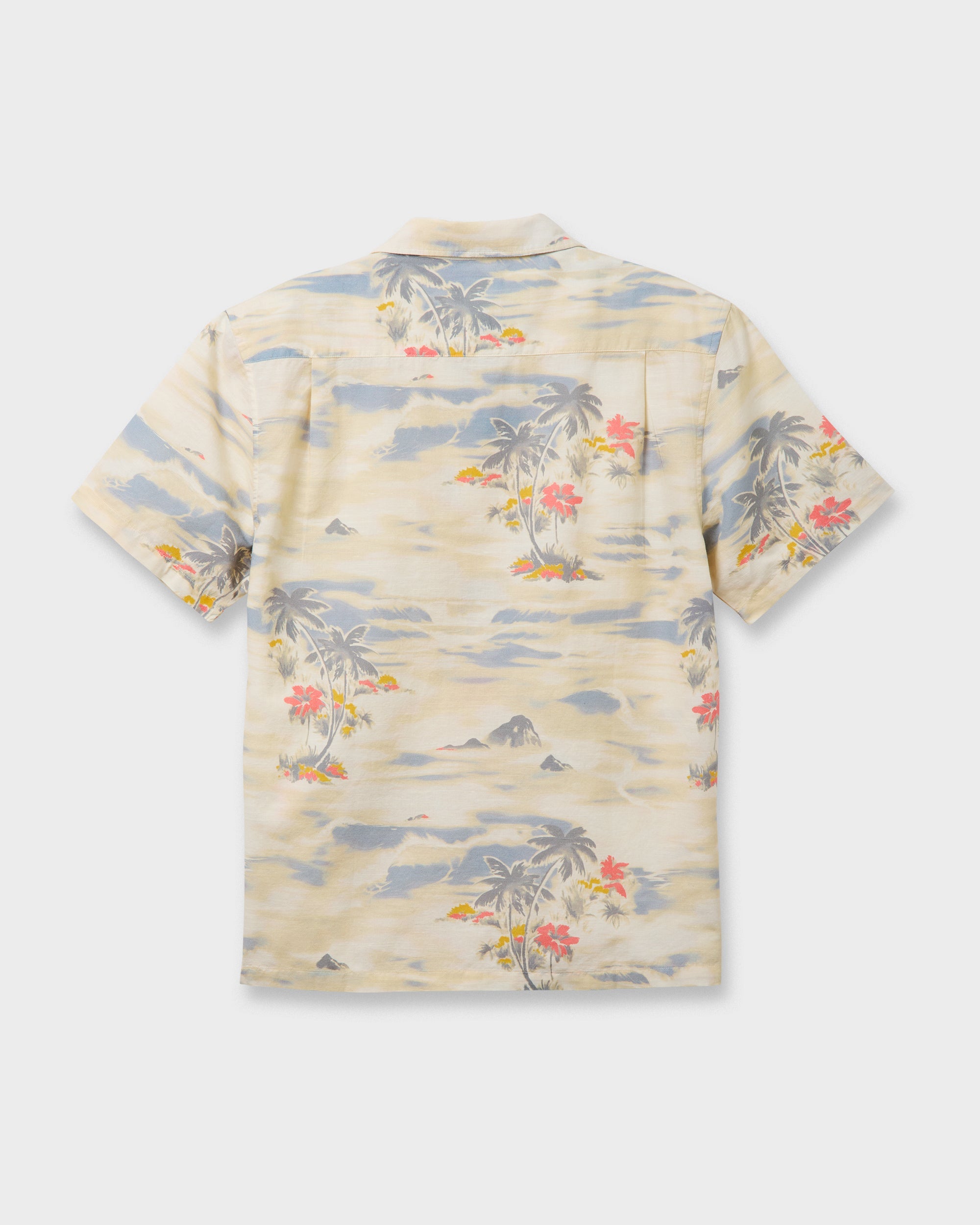 Tropical Surf Casual Short Sleeve Shirt - Birch