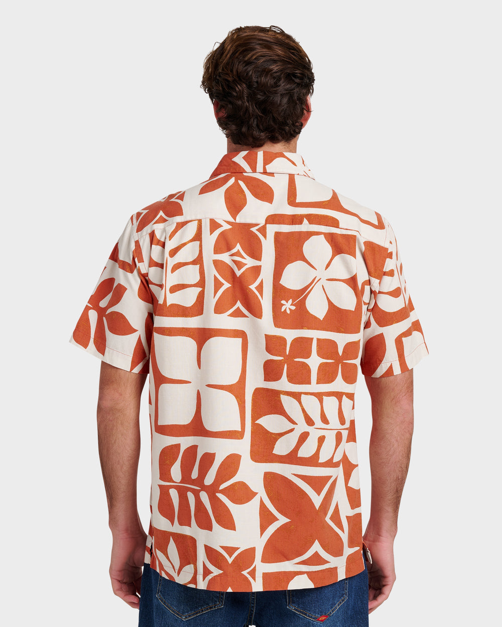 Waterman Tiki Island Shirt - Hot Sauce