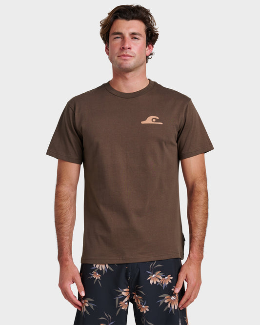 Primitive Scripture Classic T-shirt - Chocolate Brown