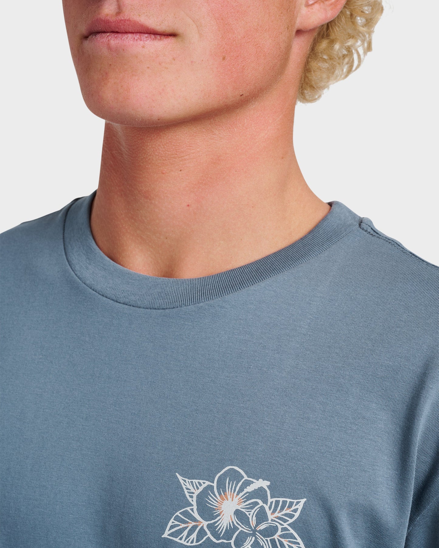 Floral Needs Classic T-shirt - China Blue