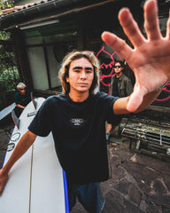 Stretch Tribal Mercury T-Shirt - Black