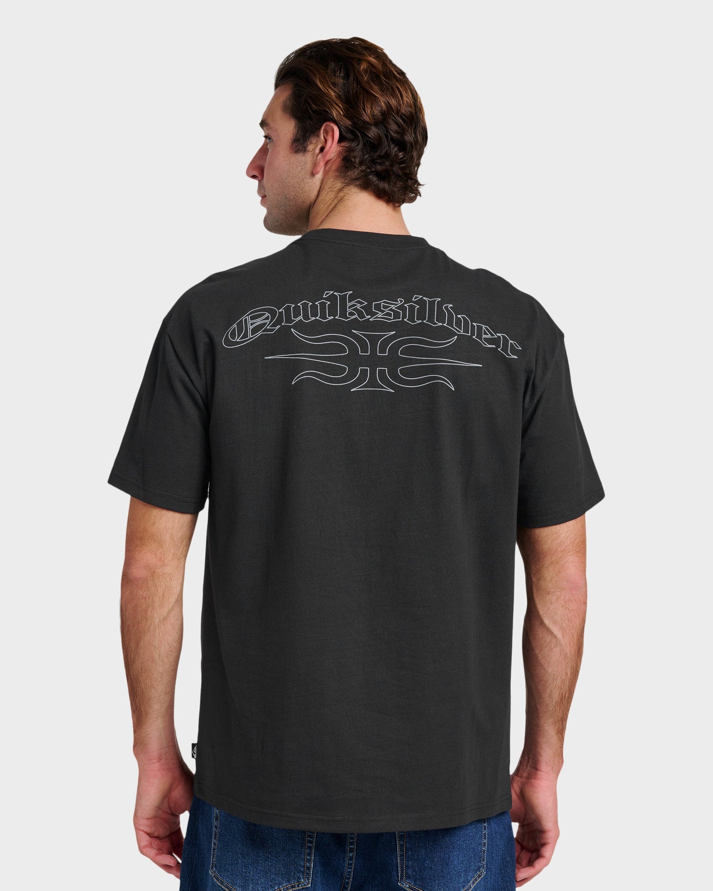 Stretch Tribal Mercury T-Shirt - Black