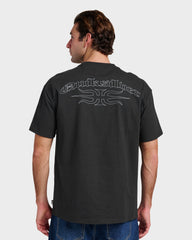 Stretch Tribal Mercury T-Shirt - Black