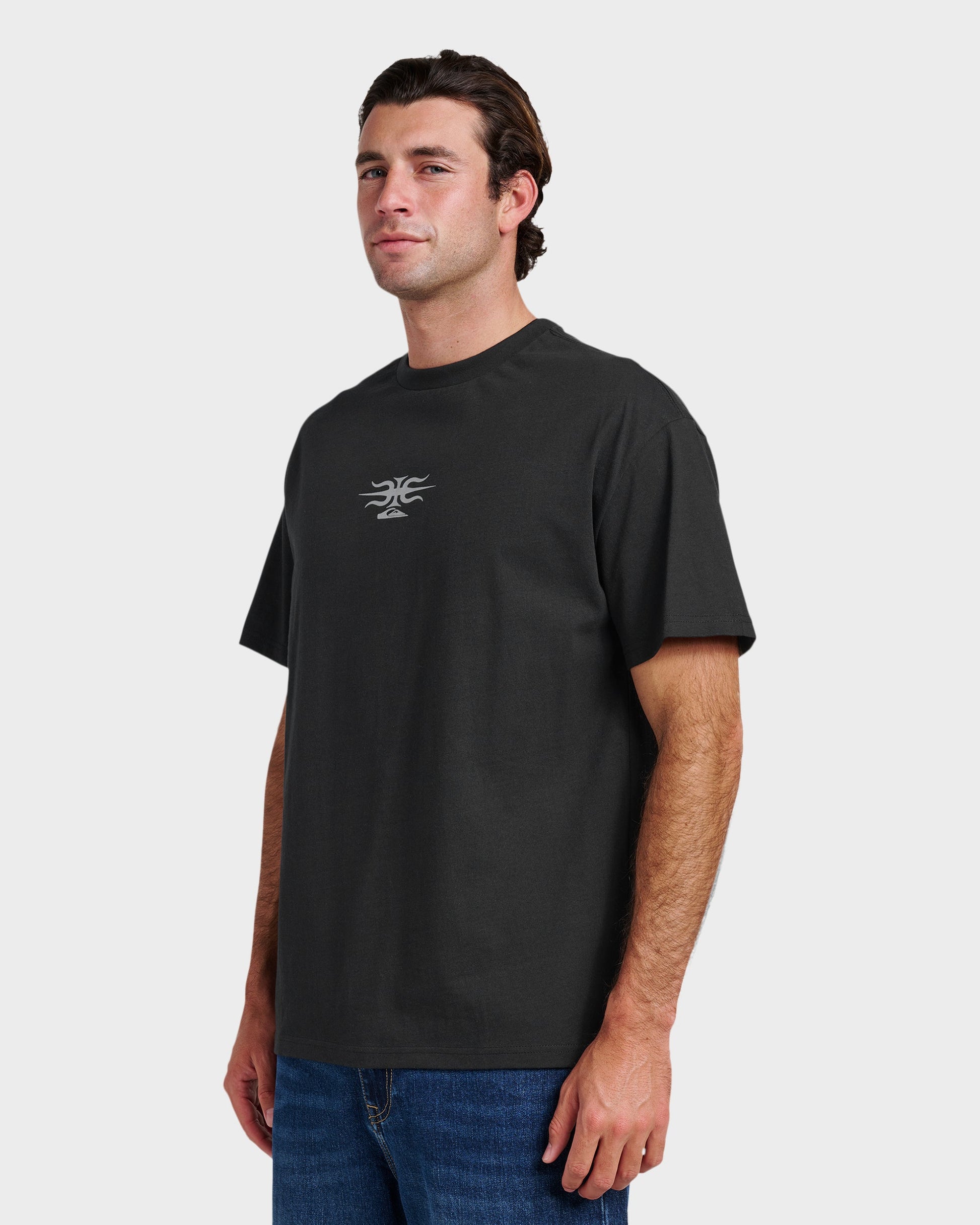 Stretch Tribal Mercury T-Shirt - Black