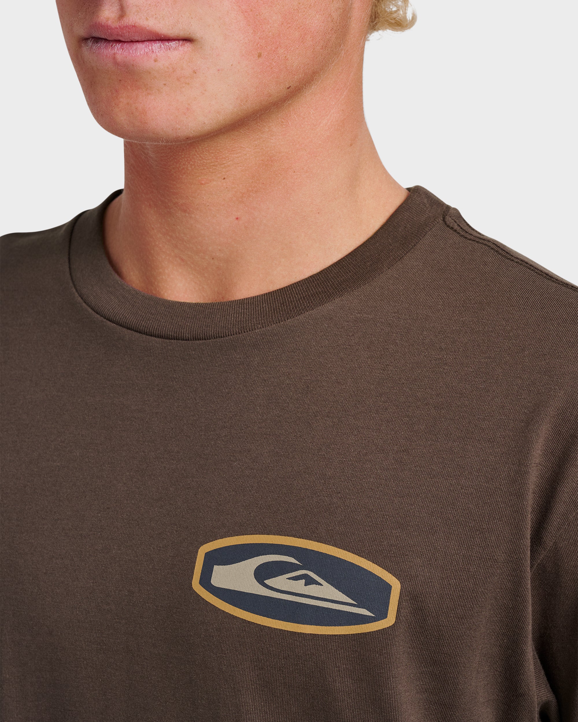 Stadium Emblem Classic T-shirt - Chocolate Brown